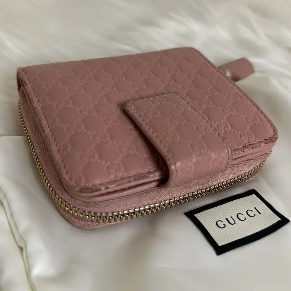 💯Authentic Gucci Guccissima Short Wallet🍀